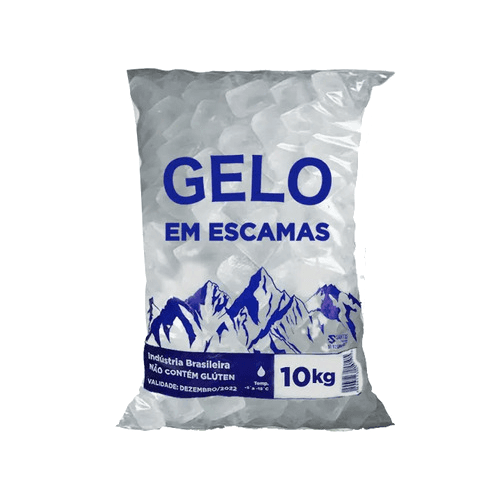 Gelo escama pacote 10 kg — GásExpress Florianópolis
